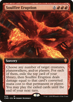 Soulfire Eruption (Extended Art) (CMR-670) - Commander Legends: (Extended Art)