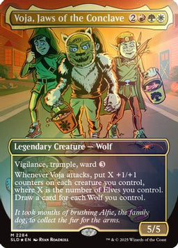 Voja, Jaws of the Conclave (Rainbow Foil) (SLD-2284) - Secret Lair Drop Series Foil