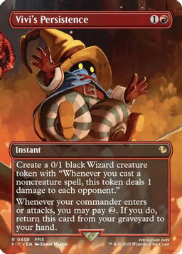 Vivi's Persistence (Borderless) (FIC-458) - Commander: FINAL FANTASY Foil