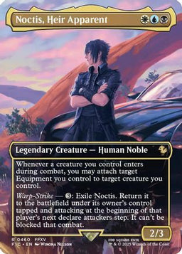Noctis, Heir Apparent (Borderless) (FIC-460) - Commander: FINAL FANTASY