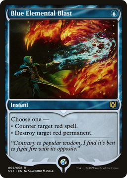 Blue Elemental Blast (SS1-002) - Signature Spellbook: Jace