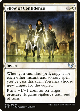 Show of Confidence (STX-028) - Strixhaven: School of Mages