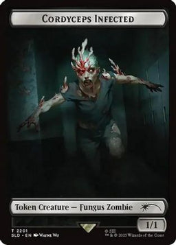 Cordyceps Infected Token (2201) (SLD-2201) - Secret Lair Drop Series