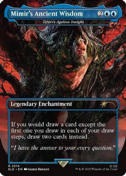 Mimir's Ancient Wisdom - Teferi's Ageless Insight (SLD-2214) - Secret Lair Drop Series Foil