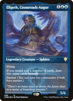 Eligeth, Crossroads Augur (Foil Etched) (CMR-556) - Commander Legends Foil