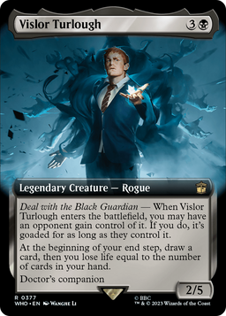Vislor Turlough (Extended Art) (WHO-377) - Doctor Who: (Extended Art) Foil