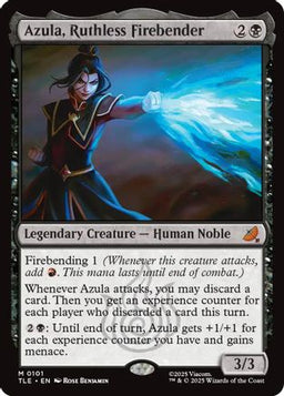 Azula, Ruthless Firebender (TLE-101) - Avatar: The Last Airbender: Eternal-Legal Foil