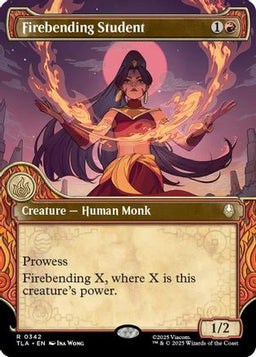 Firebending Student (Showcase) (TLA-342) - Avatar: The Last Airbender Foil