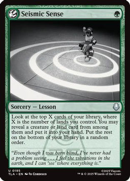 Seismic Sense (TLA-195) - Avatar: The Last Airbender Foil