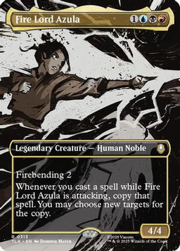 Fire Lord Azula (0313) (Borderless) (TLA-313) - Avatar: The Last Airbender Foil