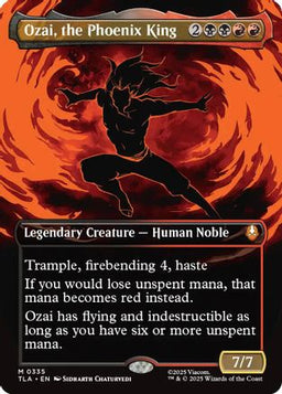 Ozai, the Phoenix King (0335) (Borderless) (TLA-335) - Avatar: The Last Airbender