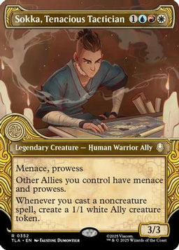 Sokka, Tenacious Tactician (Showcase) (TLA-352) - Avatar: The Last Airbender Foil