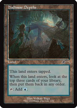 Halimar Depths (Retro Frame) (SLD-2159) - Secret Lair Drop Series