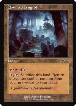 Haunted Fengraf (Retro Frame) (SLD-2160) - Secret Lair Drop Series