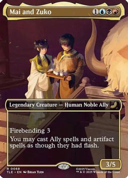 Mai and Zuko (Borderless) (TLE-068) - Avatar: The Last Airbender: Eternal-Legal