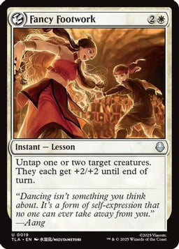 Fancy Footwork (TLA-019) - Avatar: The Last Airbender Foil