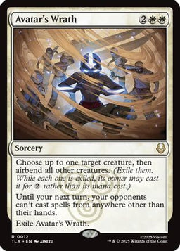 Avatar's Wrath (TLA-012) - Avatar: The Last Airbender Foil