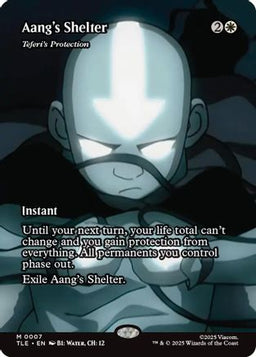 Aang's Shelter - Teferi's Protection (Borderless) (TLE-007) - Avatar: The Last Airbender: Eternal-Legal