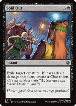 Sold Out (TLA-119) - Avatar: The Last Airbender Foil