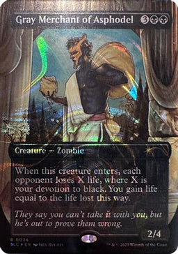 Gray Merchant of Asphodel (Halo Foil) (SLC-034) - Secret Lair Countdown Kit Foil