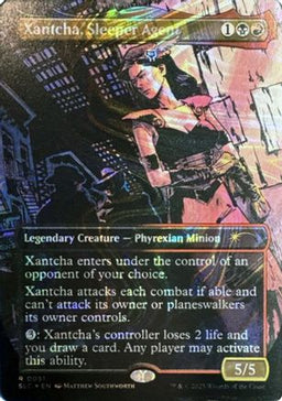 Xantcha, Sleeper Agent (Halo Foil) (SLC-051) - Secret Lair Countdown Kit Foil