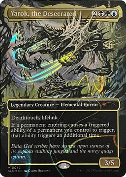 Yarok, the Desecrated (Halo Foil) (SLC-052) - Secret Lair Countdown Kit Foil