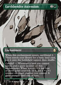Earthbender Ascension (Borderless) (TLA-307) - Avatar: The Last Airbender Foil