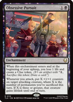 Obsessive Pursuit (TLA-112) - Avatar: The Last Airbender Foil