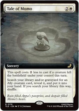 Tale of Momo (Extended Art) (TLE-176) - Avatar: The Last Airbender: Eternal-Legal Foil