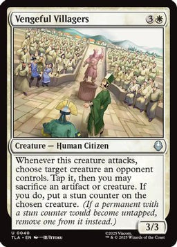Vengeful Villagers (TLA-040) - Avatar: The Last Airbender Foil