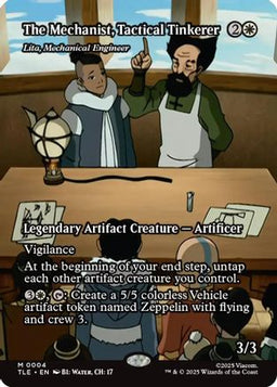 The Mechanist, Tactical Tinkerer - Lita, Mechanical Engineer (Borderless) (TLE-004) - Avatar: The Last Airbender: Eternal-Legal