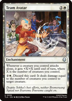 Team Avatar (TLA-038) - Avatar: The Last Airbender Foil