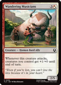 Wandering Musicians (TLA-250) - Avatar: The Last Airbender Foil