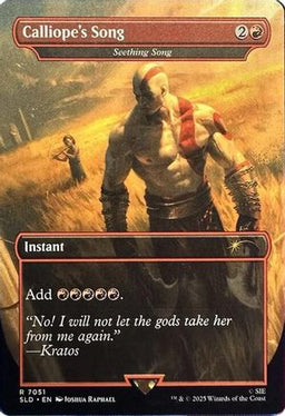 Calliope's Song - Seething Song (SLD-7051) - Secret Lair Drop Series Foil