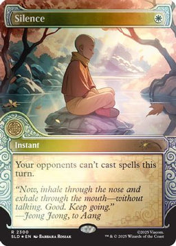 Silence (2300) (Rainbow Foil) (SLD-2300) - Secret Lair Drop Series Foil