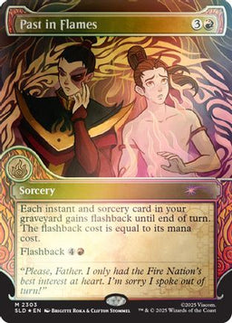 Past in Flames (Rainbow Foil) (SLD-2303) - Secret Lair Drop Series Foil
