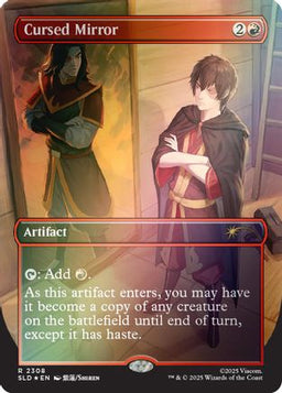 Cursed Mirror (Rainbow Foil) (SLD-2308) - Secret Lair Drop Series Foil