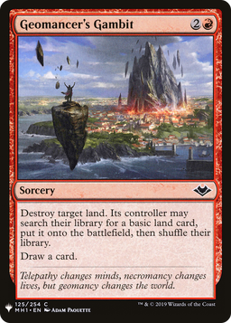 Geomancer's Gambit (LIST-MH1-125) - The List