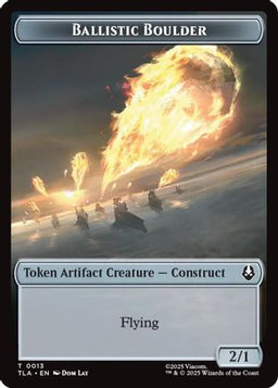 Ballistic Boulder // Food (0019) Double-Sided Token (TLA-13 // 19) - Avatar: The Last Airbender