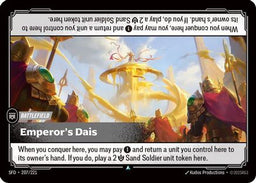 Emperor's Dais (207/221) - Spiritforged