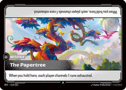 The Papertree (219/221) - Spiritforged Foil