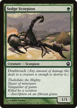 Sedge Scorpion (THS-177) - Theros Foil