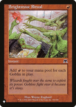 Brightstone Ritual (LIST-191/350) - The List