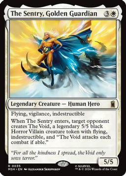 The Sentry, Golden Guardian (MSH-035) - Marvel Super Heroes