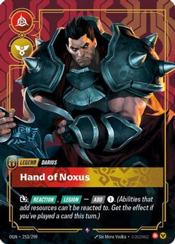 Darius - Hand of Noxus (Metal) (253/298) - Riftbound Organized Play Promotional Cards Foil