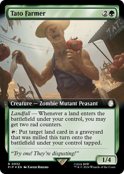 Tato Farmer (Extended Art) (Surge Foil) (PIP-932) - Fallout: (Extended Art) Foil