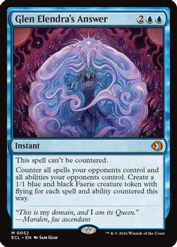 Glen Elendra's Answer (ECL-052) - Lorwyn Eclipsed Foil