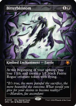 Bitterblossom (Borderless) (SPG-133) - Special Guests Foil