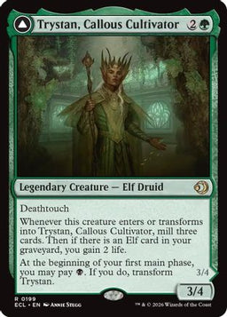 Trystan, Callous Cultivator (ECL-199) - Lorwyn Eclipsed Foil