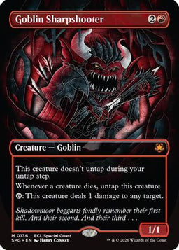 Goblin Sharpshooter (Borderless) (SPG-136) - Special Guests Foil